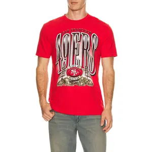 Junk Food 49ers Gold Rush Vintage Tee in Licorice