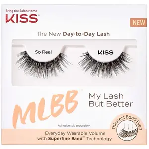 Kiss MLBB My Lashes But Better False Eyelashes - So Real - Cosmetic, Makeup