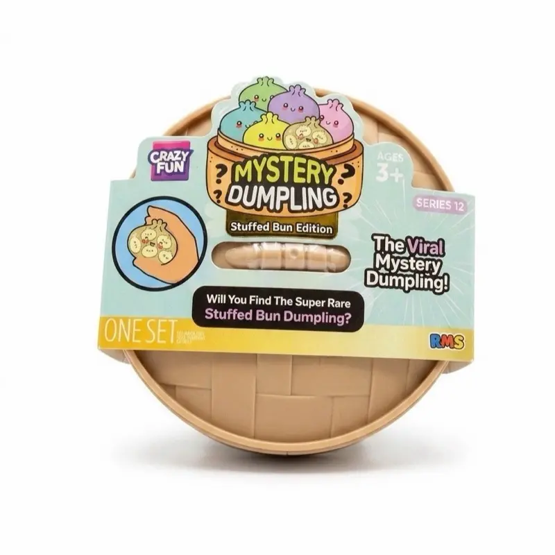 Stuffed Bun Squishy Bun Mystery Dumpling - Stress Relief Fidgeting Toy, Anxiety Relief Products, Decompression Squeeze Item, Sensory Stress Reliever, Thoughtful Gift for Enthusiasts