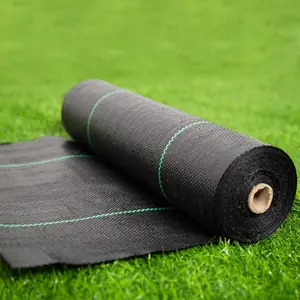 Garden Weed Barrier Landscape Fabric for Landscaping Ground Cover Weed Control Fabric, Black Garden Bed Liner (1.4ft x 50ft)