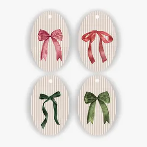 Watercolor Bow Gift Tags