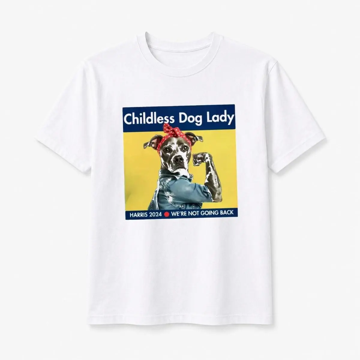 100% Cotton Women's Harris 2024 T-Shirt, Funny Childless Dog Lady Sweatshirt, Kamala Harris Campaign Apparel, Cute Dog Lover T-Shirt, Childless Cat Lady Shirt, President Harris Women's Graphic Tee