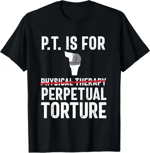 Casual Cotton shortsleeve tees  Physical Therapy Knee Replacement Surgery Recovery T-Shirt