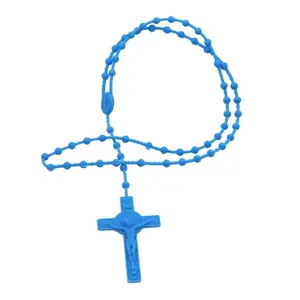 Rosary Beads Luminous Noctilucent Necklaces Glowing Rosary Necklaces Catholicism Religious Jewelry Party Gift for Prayer