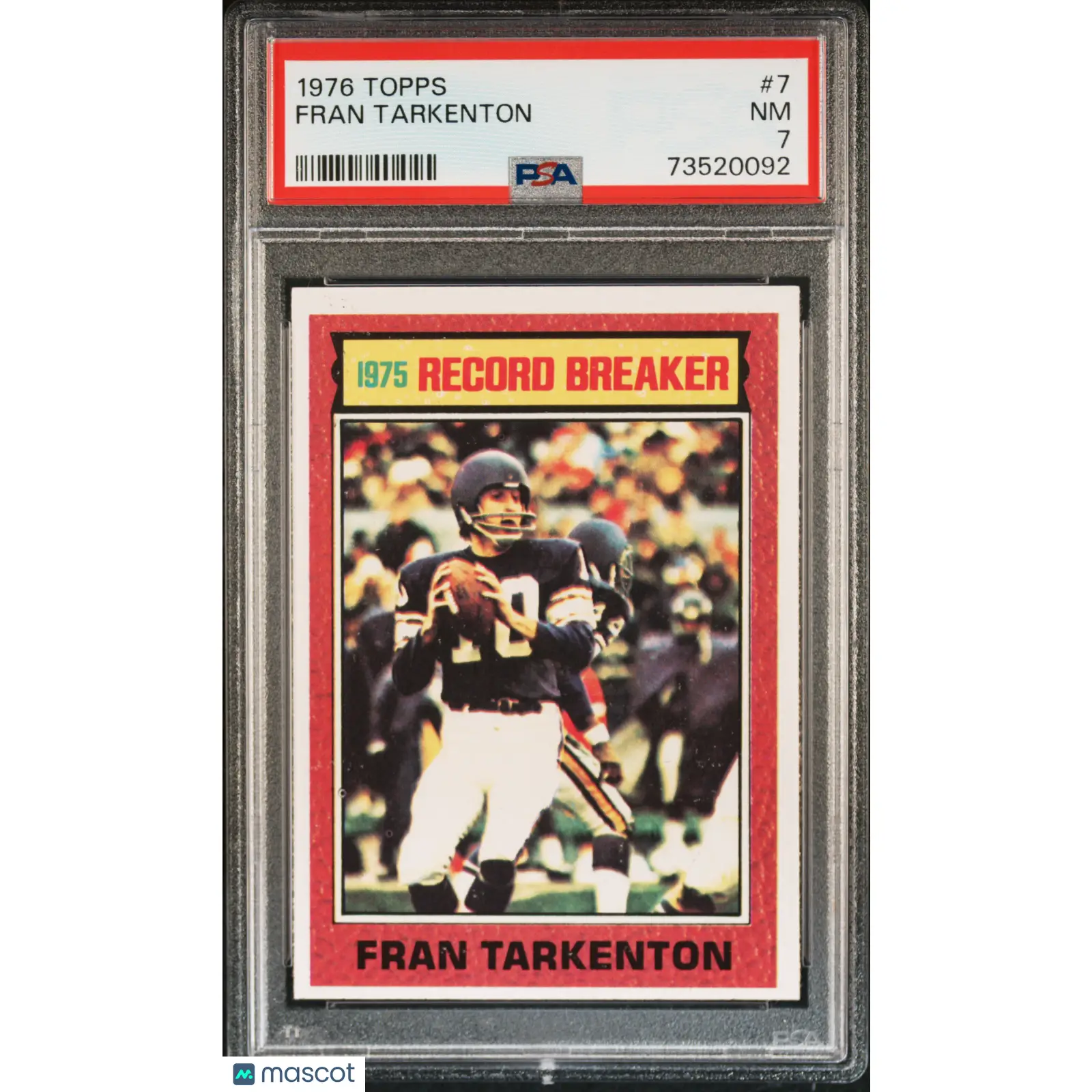Fran Tarkenton PSA 1976 Topps Football #7 7 73520092