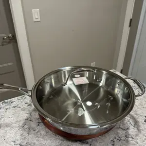 Sartén tri-ply de 14” acero inoxidable