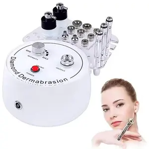 Us Plug 3-In-1 Diamond Microcrystal Exfoliating Water Jet Peeling Machine, Blackhead Remover Facial Hydration Deep Cleaning Home Spa Device