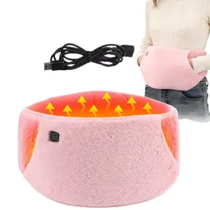 NEW 3-in-1 Heating Waist Belt for Women - Soothes Period Cramps, Back Pain & Warms Hands, USB Powered, 3 Heat Settings, Unisex Design for Home & Office Use