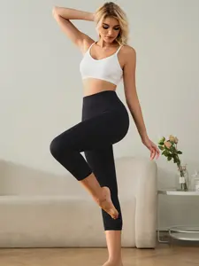 High Waist Shapewear Pants, Elastic Nylon Spandex Material, Seamless Slimming Long Pants for Women, Butt Lifting Tummy Control, Womenswear