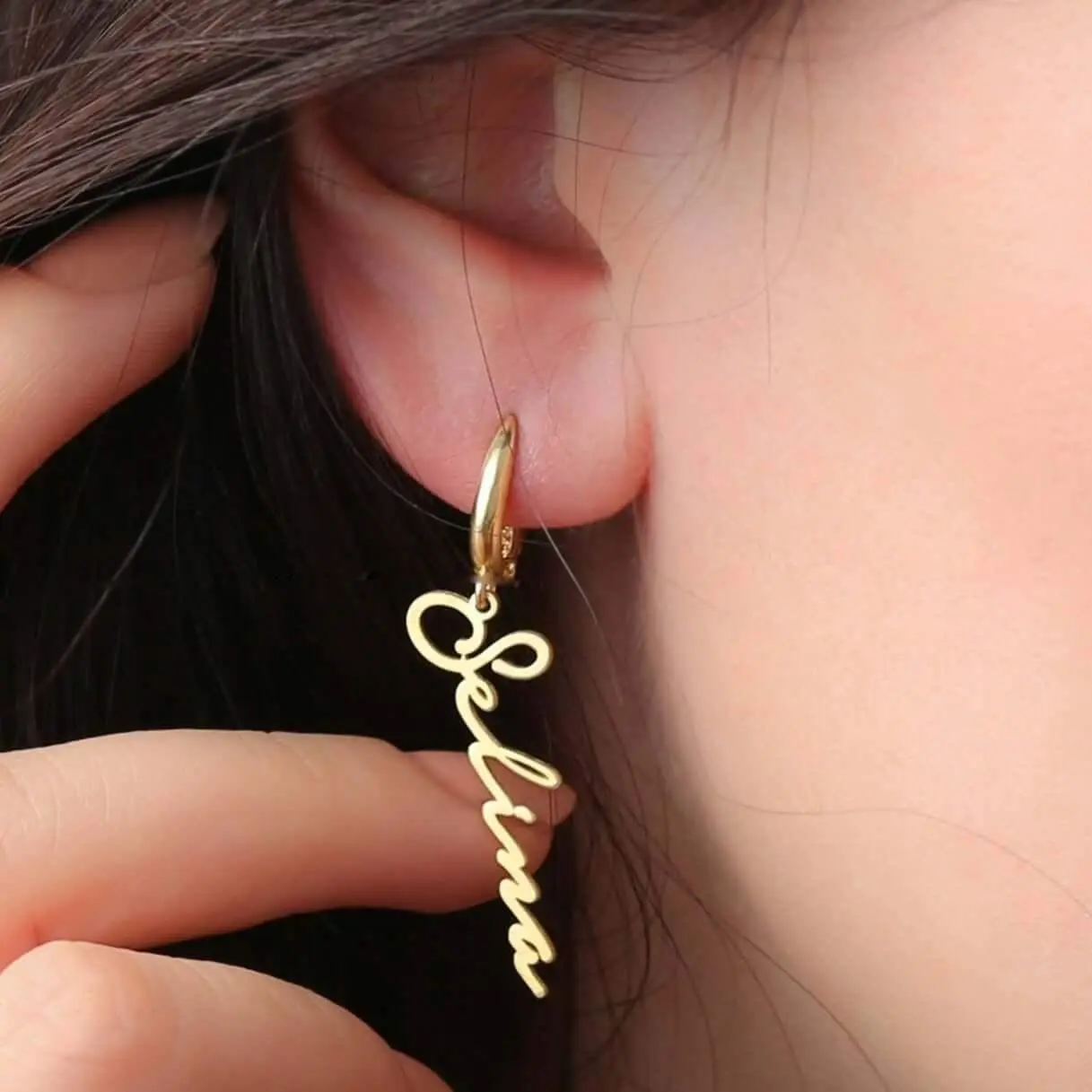 Signature Name Earrings