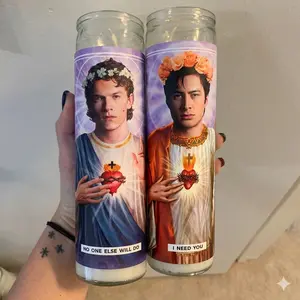 Funny Saint Hudson Williams Hollander Label, Saint Connor Storrie Ilya Label, Saint Prayer Candle Sticker, Prayer Candle Label, Sticker ONLY - NO candle included
