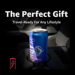 Slim Can Car Cup Holder Adapter – 12oz Skinny Can Insert for Cars, Truck & SUV, Secure Drink Holder, Energy drink