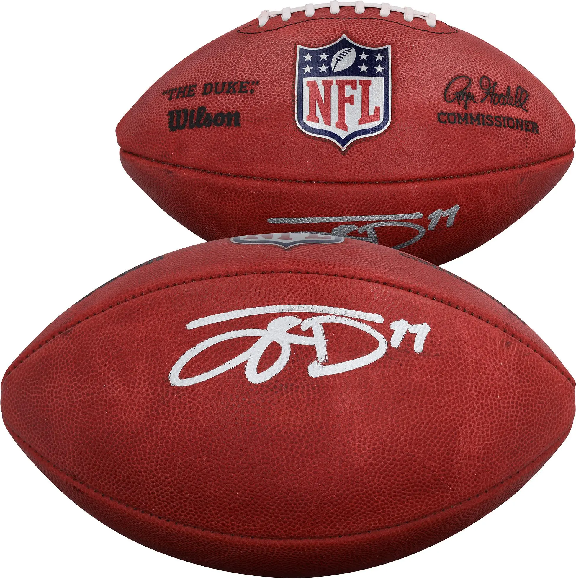 Jayden Reed Green Bay Packers Autographed Duke Full Color Football - Fanatics Authentic Certified