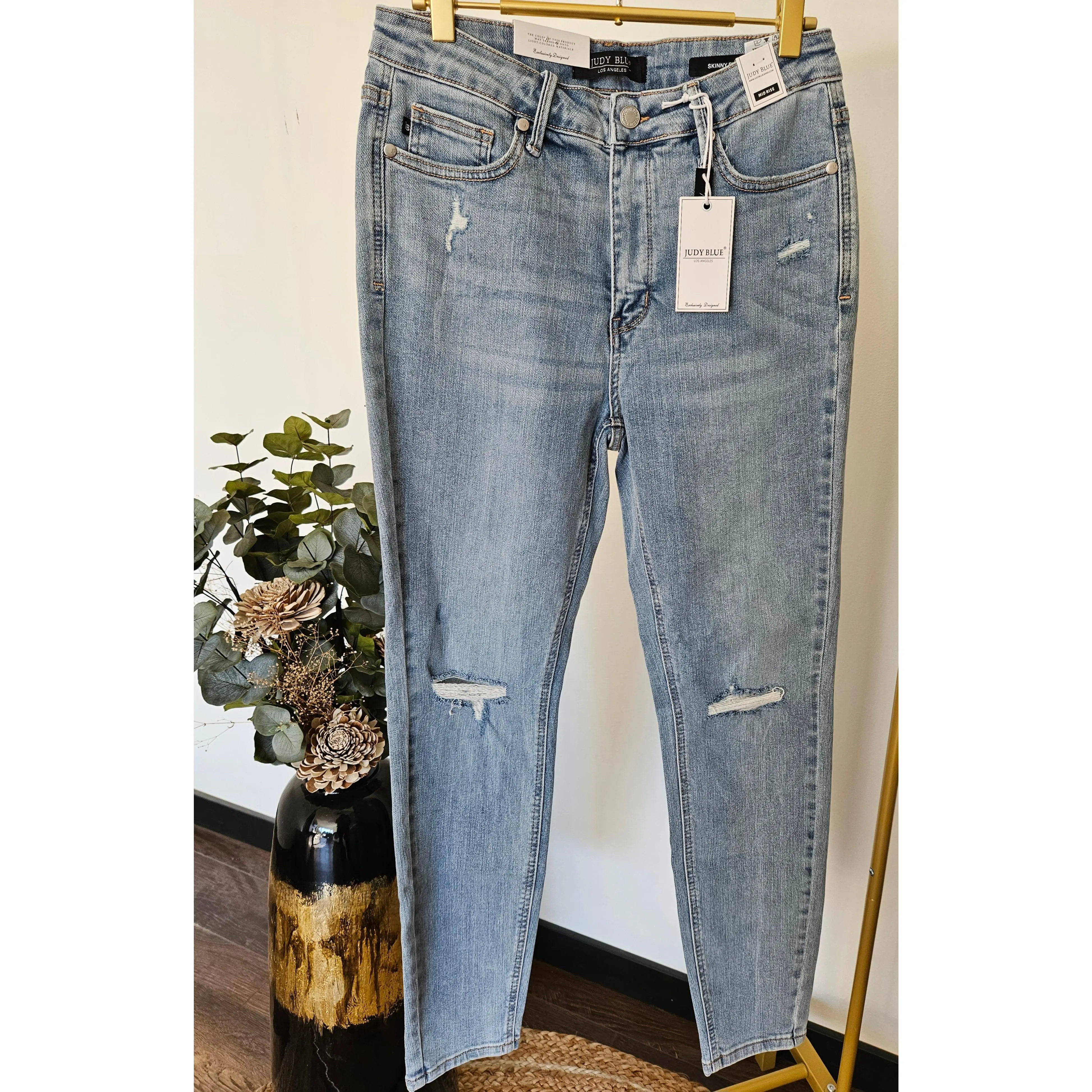 Gracie Mid Rise Tummy Control Skinny Jeans