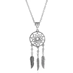 Silver Dreamcatcher Necklace