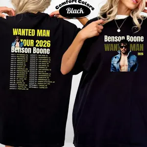 Benson Wanted Man Tour 2026 Vintage Shirt, Tour Shirt, Unisex Shirt 24Y