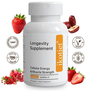 ikotiet New Formula | Urolithin A + MCT Oil | Cellular Health + Muscle Support | Vegan Capsules | 2 Daily | 120 Count (2-Month Supply)