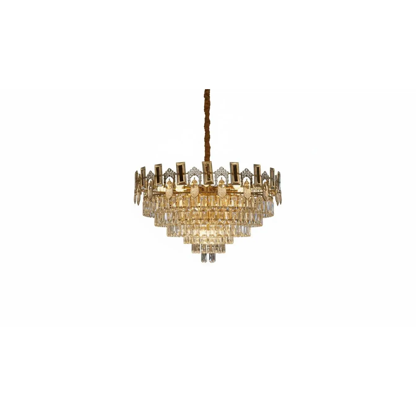 Aurelia Regent- Blade & Prism Crystal Chandelier