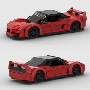 194pcs Super Car Racing Classic Set, Stem Educational Creative Toy, DIY Car Model Kit, Creative Building Blocks, Building Block Sets, Perfect Gift for Kids