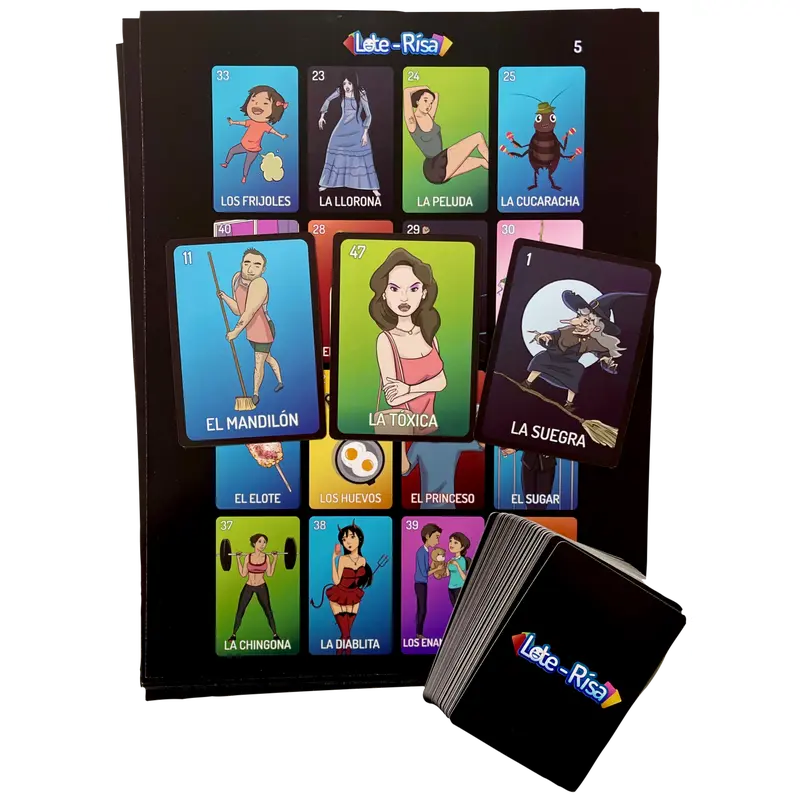 Juego de Lote-Rísa 10 Player Card Set Card Games Included 10 Boards and Deck of Cards