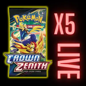 Crown Zenith Booster Pack x 5 (LIVE)