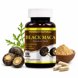 Peru Black Maca 1500 mg 120 Caps Energizing Herb Rich in Saponins