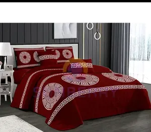 Lourdes 10PC King Quilt Set with Curtains – Cotton Touch Bedding Set