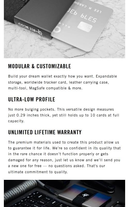 CODE 118 WALLET CODE 118 WALLET