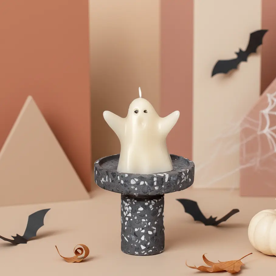 Ghost Candle |  Halloween Decor
