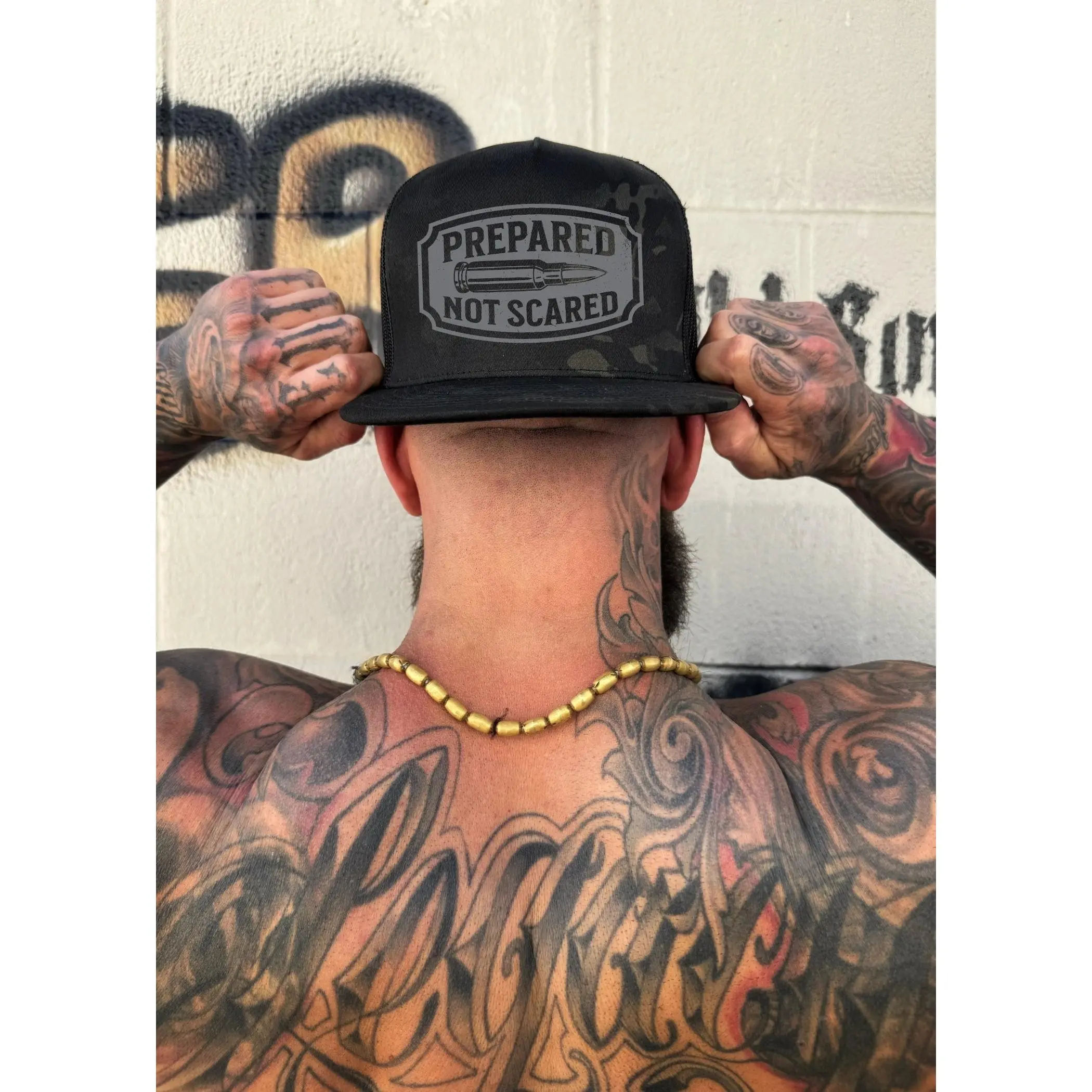 PREPARED GREY BLACK CAMO HAT