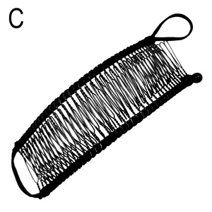 Banana Hair Clip with 20/30/40 Teeth for Thick Curly Hair - Vintage Bar Closure Hairpins and Combs for Styling - Durable Hair Accessories for Heavy Hair Does not apply bowknot design