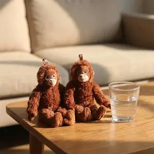 Simulation Monkey Orangutan Doll Super Soft Stuffed Bag Animals Plush Toy Birthday Gift companion gift for Kid Soft Stuffed Doll