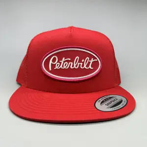 Peterbilt Trucker Hat, Funny Hat, Retro Mesh Back Snapback, High Crown, Hunting Hat, Fishing Hat, Variations Available, Adult Size