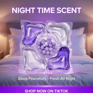 Lavender Laundry Detergent Capsules, 4-in-1 Concentrated Laundry Pods, Deep Stain Cleaning and Odor Removal, Long-Lasting Fragrance, Fabric Softening Care, Quick Dissolve No Residue, HE Washing Machine Compatible Time-Saving Laundry Supplies