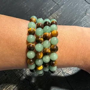 Aventurine and Tiger Eye