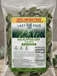 LAST PASS Eucalyptus Herbal Tea Beverage - 4oz Dried, Natural, Non-Caffeinated, Calorie-Free Herbal Tea