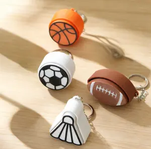 2pcs  Viral 3D Printed Click Fidget Keychain Creative Ball Press Stress Relief Pendant Club Souvenir Ornament