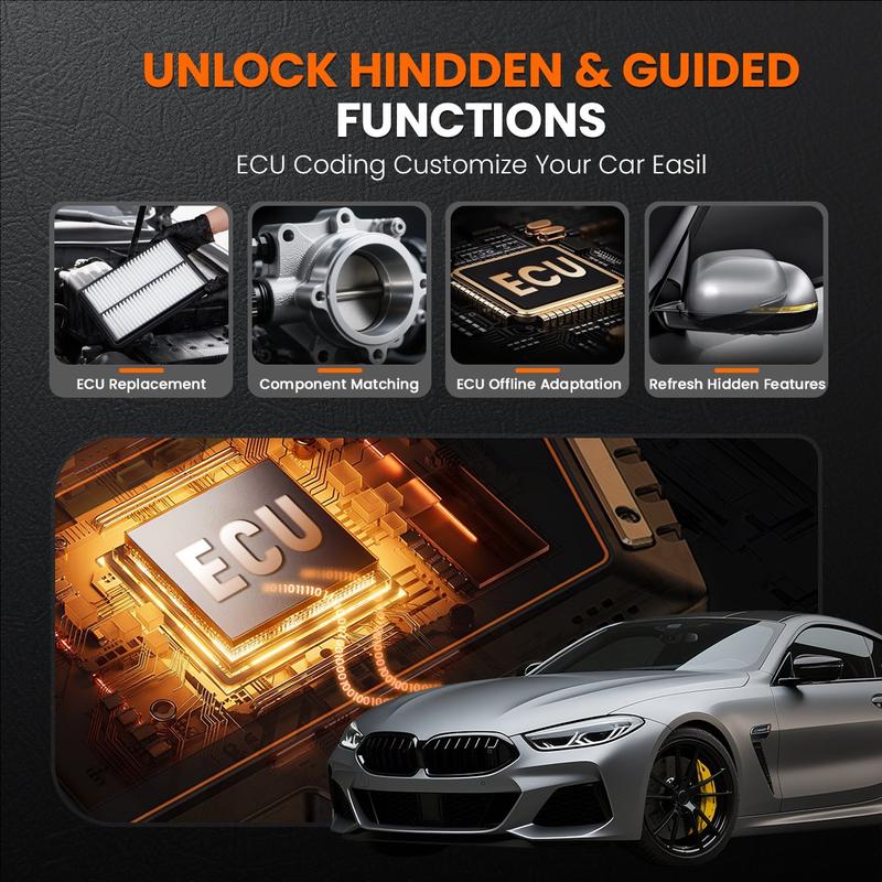 ANCEL V3 Elite OBD2 Scanner BMW/Mini/Rolls Royce Diagnostic Tool, Bidirectional Automotive Diagnostic Scanner with 21 Resets, ABS Bleeding, SAS/EPB/Oil Reset, Battery Test, Full System Auto Scanner Code Reader