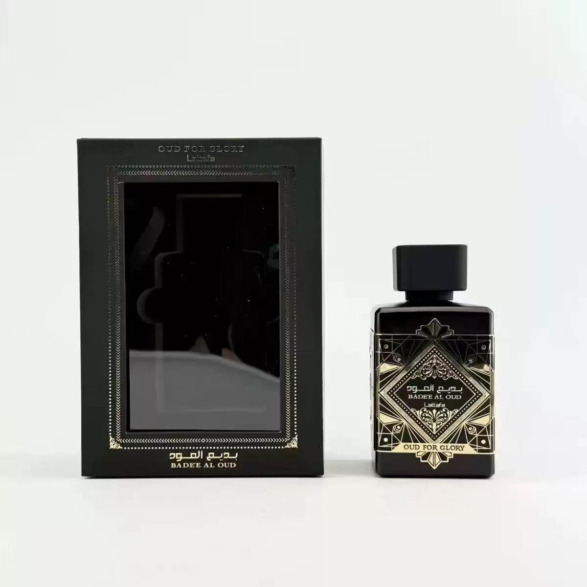Lattafa Perfumes Bade'e Al Oud, Oud for Glory for Unisex Eau de Parfum Spray, 3.4 Ounce