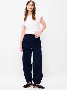 Old Navy Women's Lightweight Pull-On Parachute Pants Old Navy Women's Lightweight Pull-On Parachute Pants