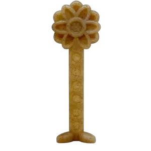 Flower Tower eChew Durable Nylon Chew and Enrichment Toy for Medium Dogs 2.375" Wide 7" Tall 0.5 Thick FDA Compliant Safe USA Made