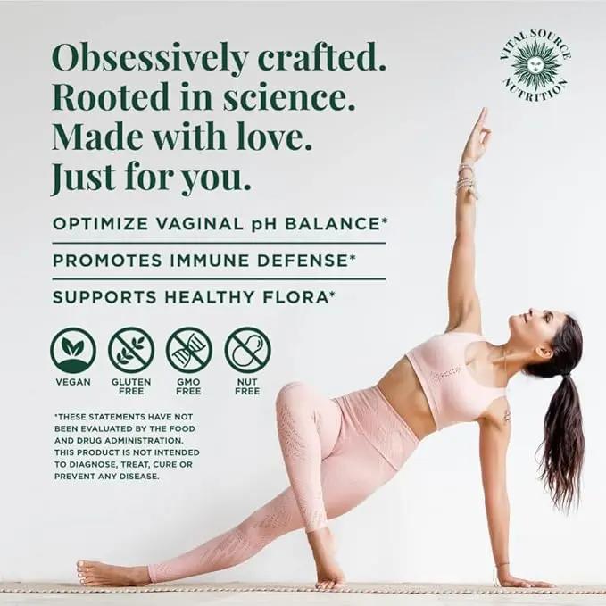 ViXi Feminine Balance Gummies Vital Source Nutrition Hawaiian Pineapple Flavor 30 Servings Gummy Supplement