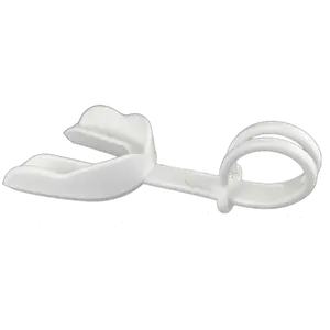 White w/Strap  High Impact Mouth Guard