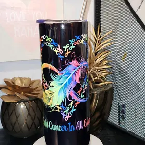 20oz Double Walled Stainless Steel Tumbler. Drinkware Cup