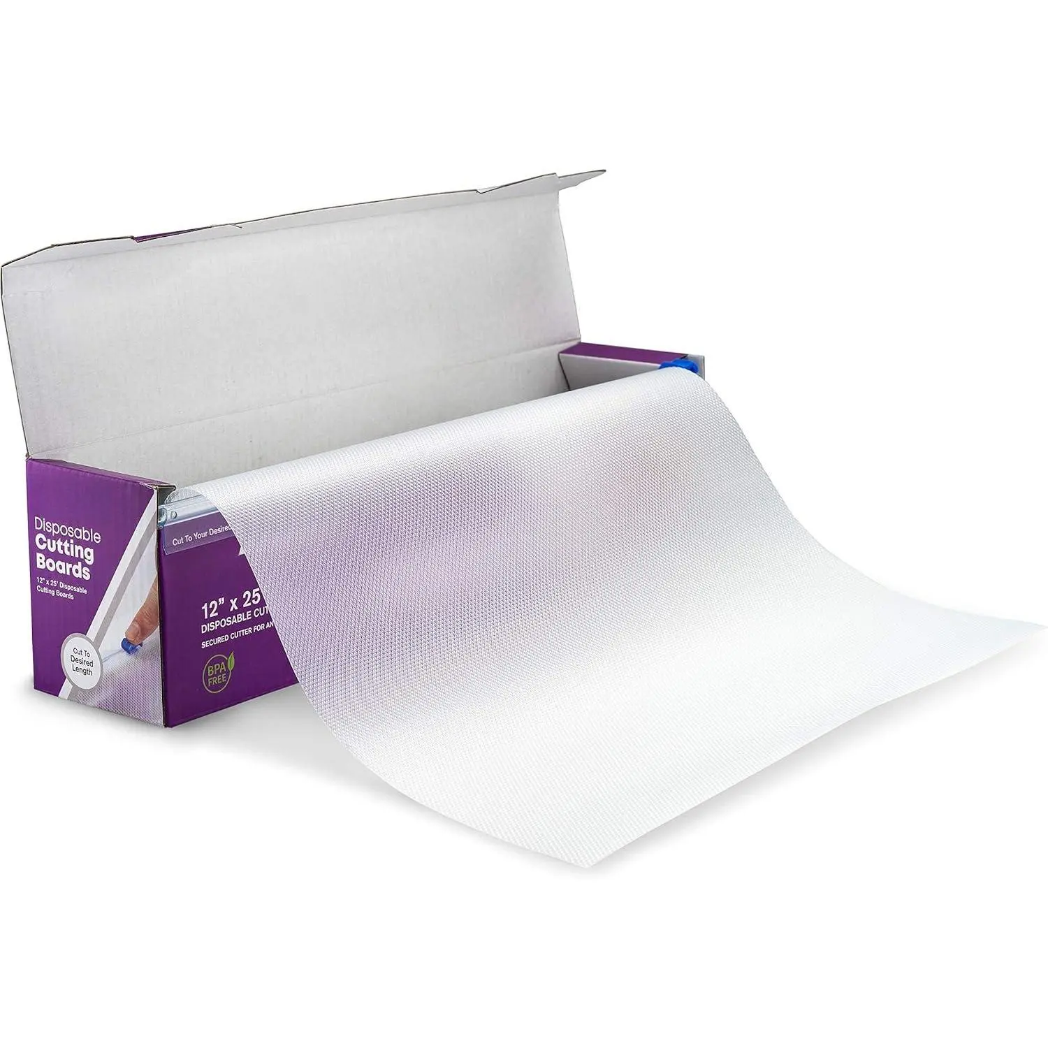 Disposable Plastic Cutting Board | Easy To Use Flexible Sheets With Built In Sliding Cutter For Thanksgiving Cooking Prep  Commercial Traveling Tailgating Camping