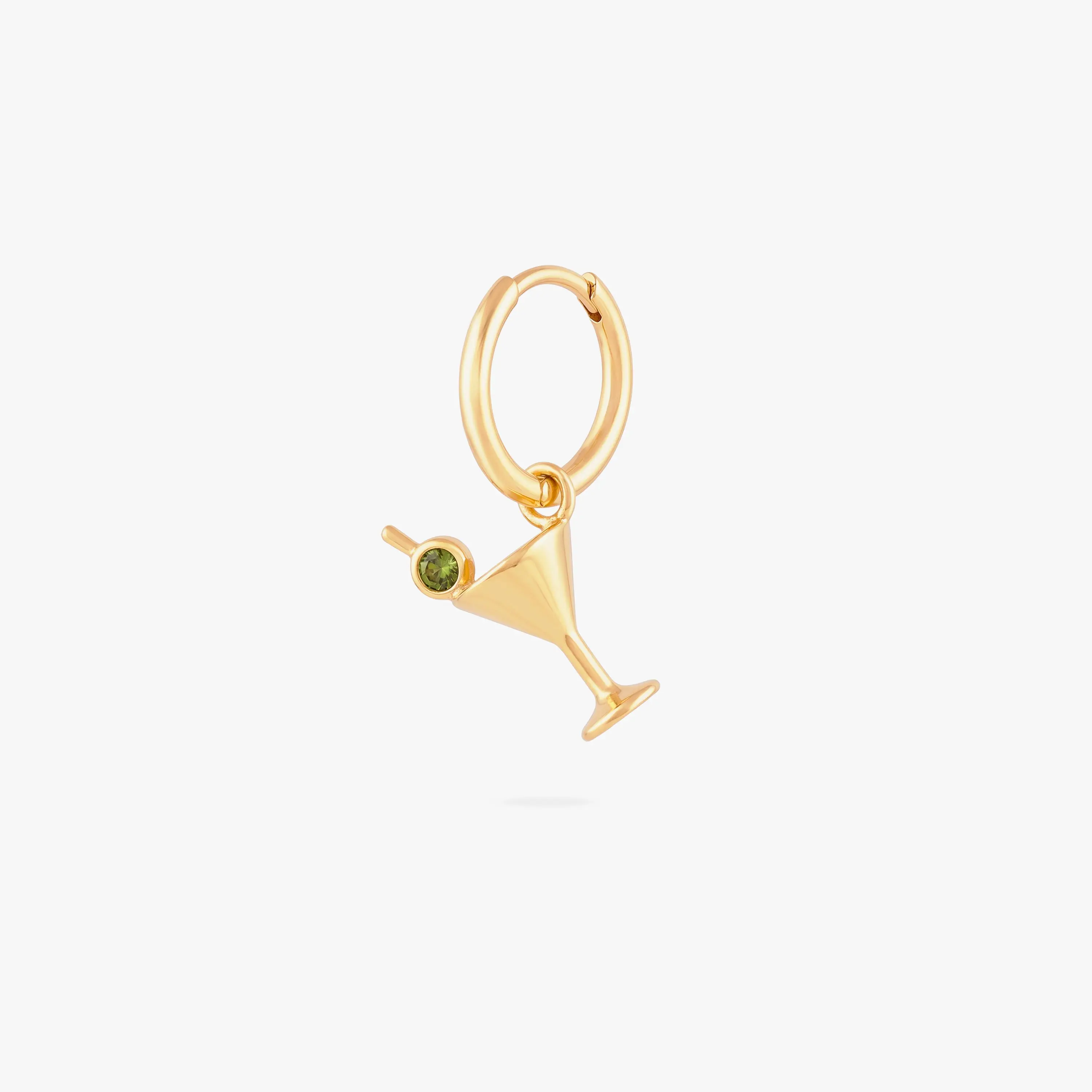 Studs Martini Charm Huggie