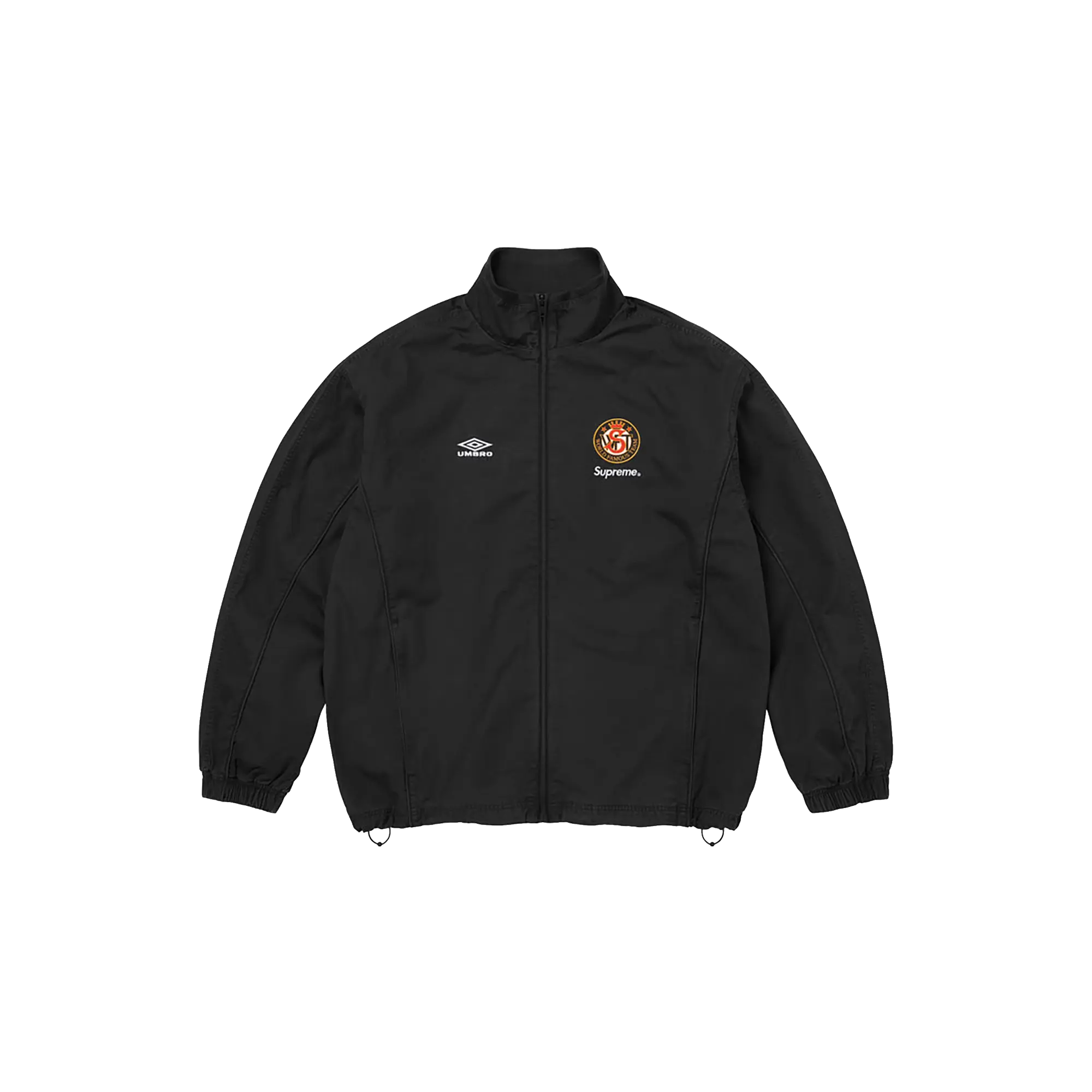 Umbro® Cotton Ripstop Track Jacket "SS26 - Black" SU27026