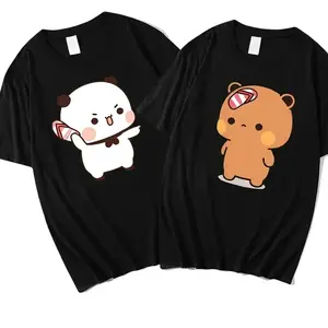 Couple Bubu Is Throwing Flip-flops At Dudu Summer Tshirt Dudu Was Threw Flip-flops By Bubu Since He Teases Bubu Summer Tee Tops Birthday Anniversary Holiday Christmas Halloween Housewarmings Unisex
