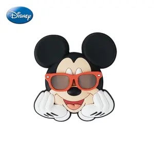 Disney Mickey Head PVC Soft Touch Magnet, Officially Licensed Decorative Fridge Decoration, DIY Home Decor Gift for Christmas & Birthdays