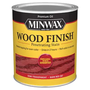 Minwax  1 qt. Semi-Transparent Barn Oil-Based Penetrating Wood Stain, Pack of 4